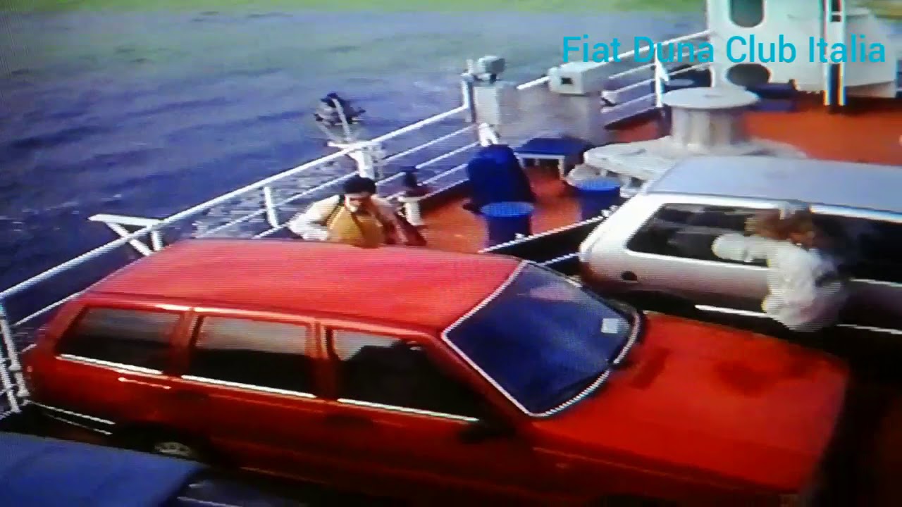FIAT DUNA:VIAGGIO IN ITALIA. 1987