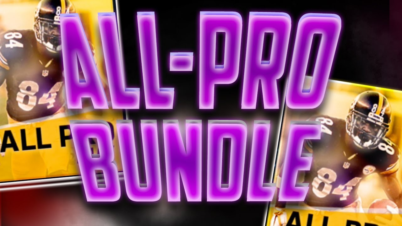 Madden Mobile 17 All-Pro Bundle! 13 All Pro Packs and a Legend Pack Topper!