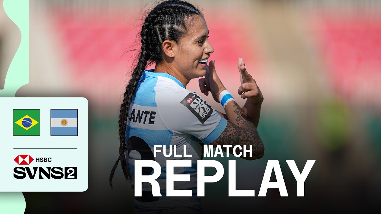 Argentina grab a HUGE win 🤩 | Brazil v Argentina | SVNS 2 Nairobi 2026 | Full Match Replay