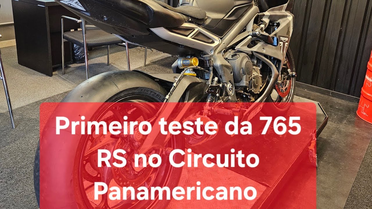 Primeiro contato com a 765 RS no Circuito Panamericano - 28/02/2026