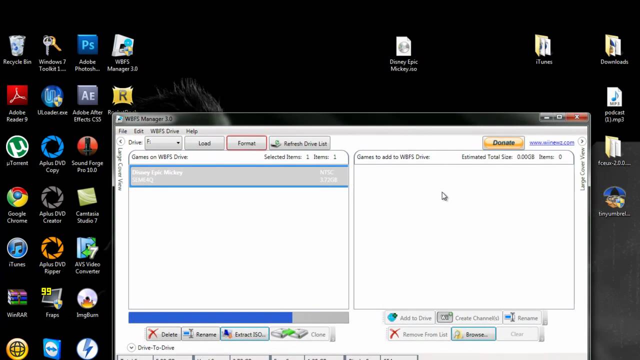 How To Use WBFS Manager