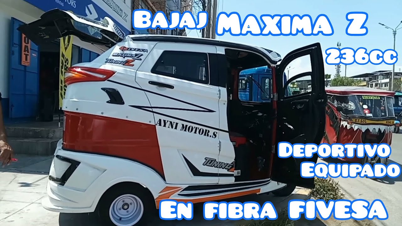 MOTOTAXI BAJAJ 2023 MAXIMA Z  TUNEADA Y EQUIPADO en la tienda AYNI MOTOR