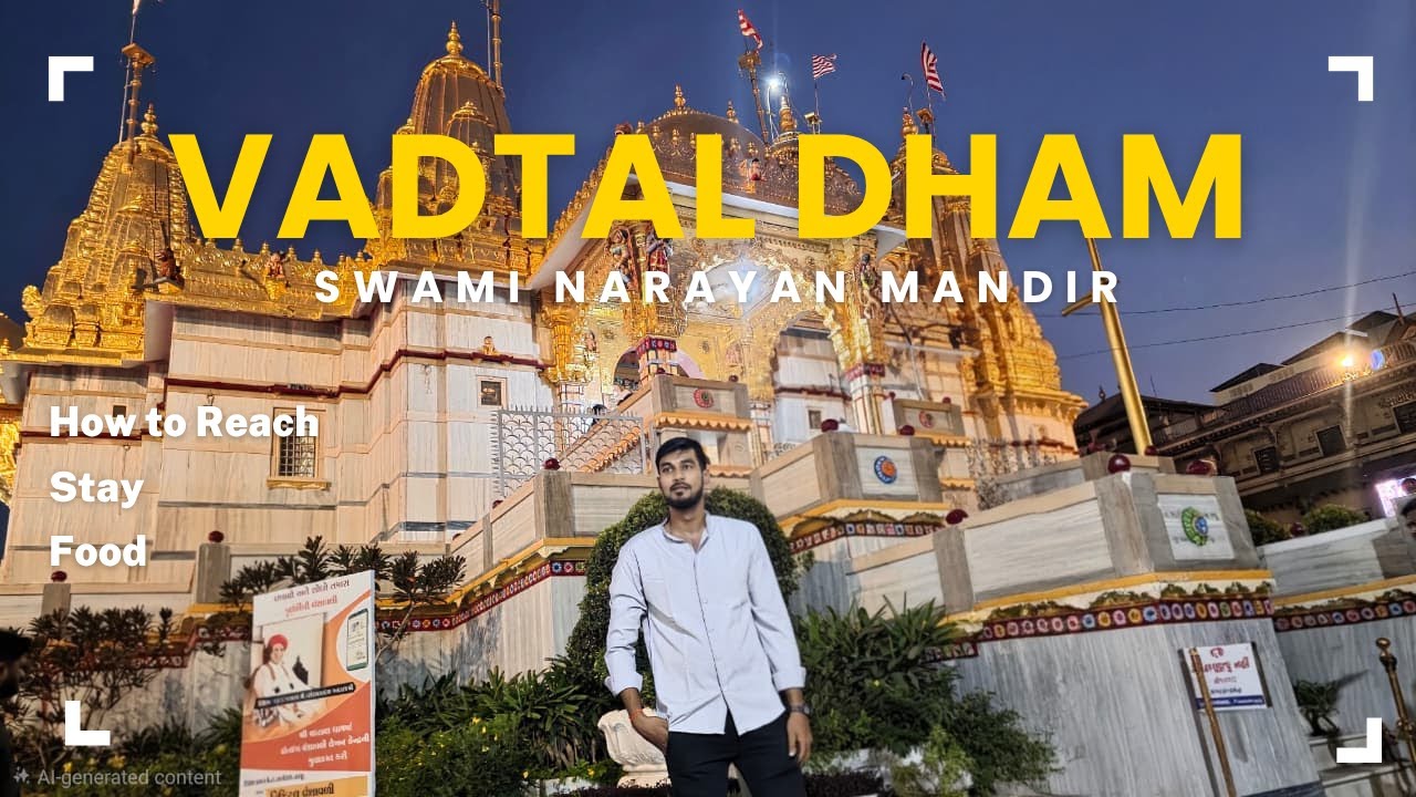 Vadtal Dham: The Lotus-Shaped Temple | Shree Swaminarayan Mandir Vadtal Travel Guide
