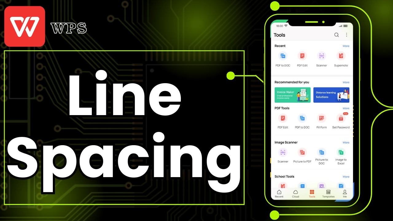 How To Line Spacing In WPS Office Writer Mobile Double Line Spacing