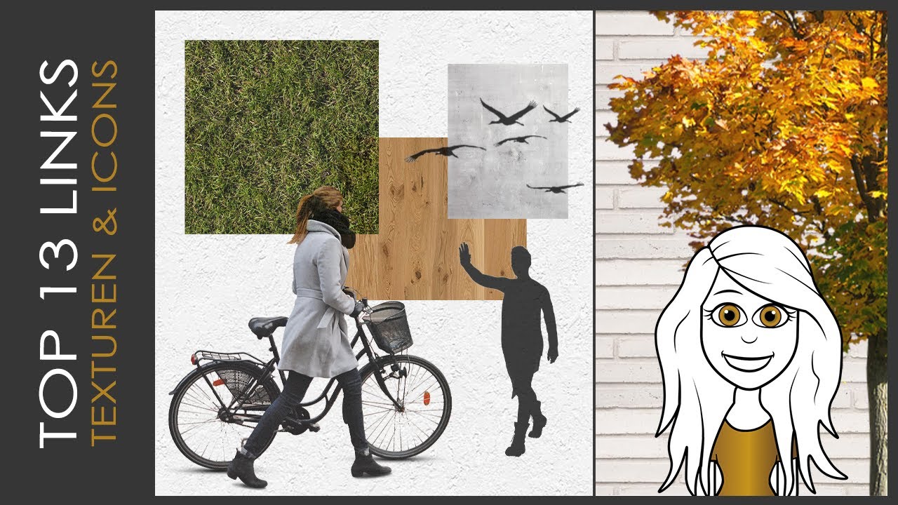 TOP 13 Webseiten für Texturen, Staffage & Icons [Architekturstudium]
