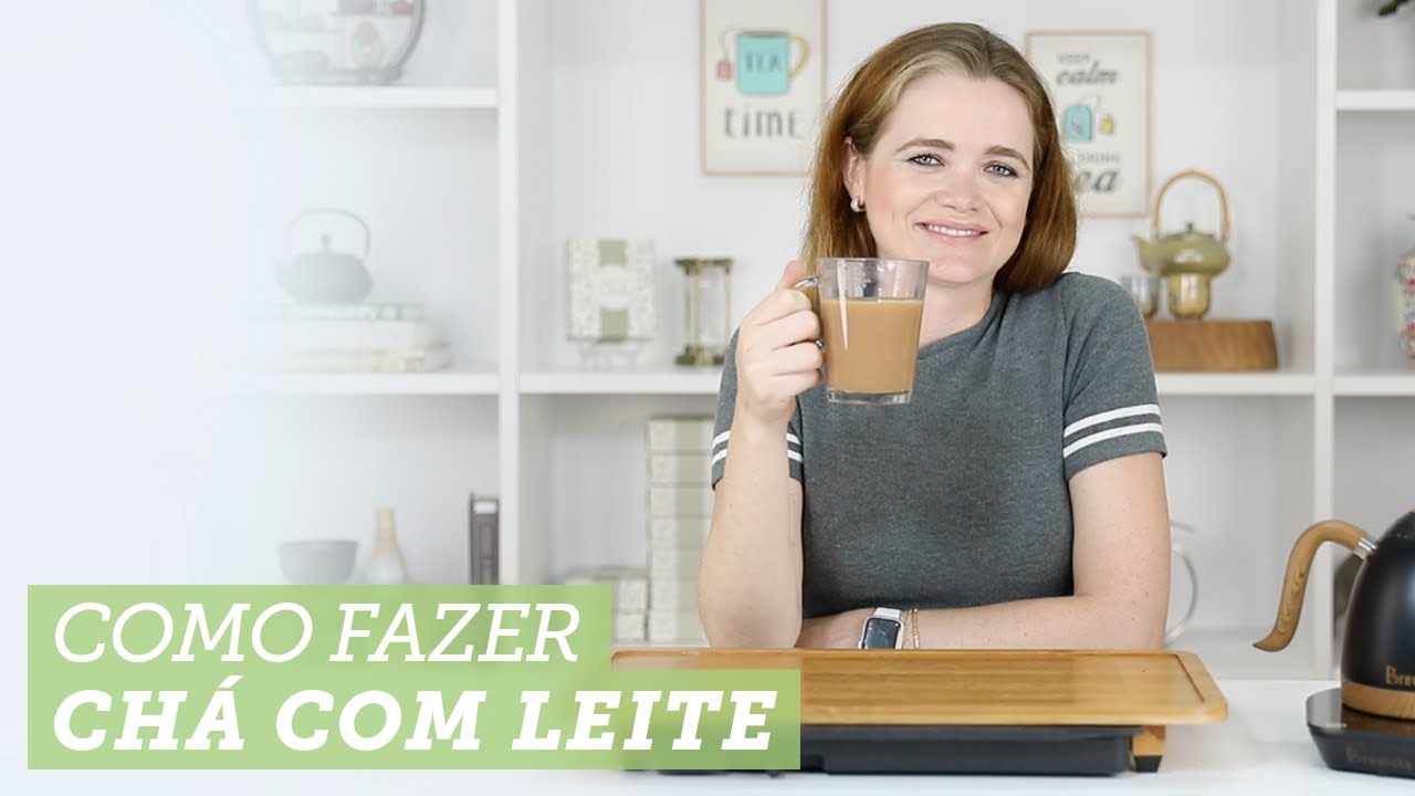 Como fazer cha com leite 🥛