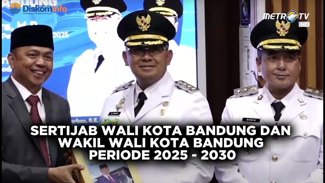 LIVE - Serah Terima Jabatan Wali Kota Bandung dan Wakil Wali Kota Bandung Periode 2025 - 2030