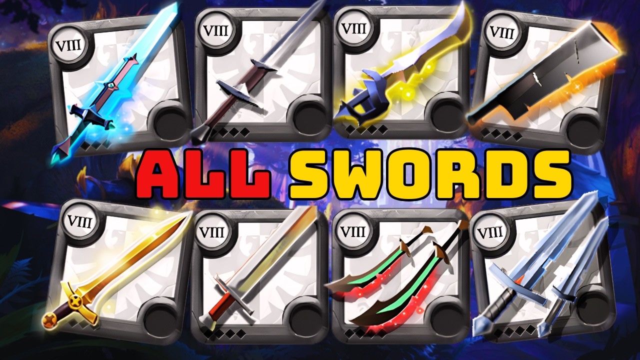 Using ALL The Swords In the Mists l Albion Online