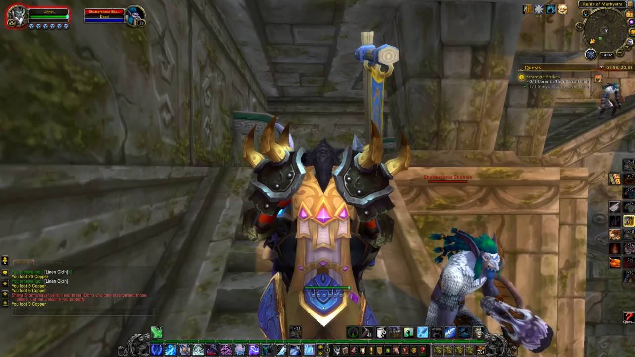 Strategic Strikes Quest ID 13512 Playthrough Darkshore
