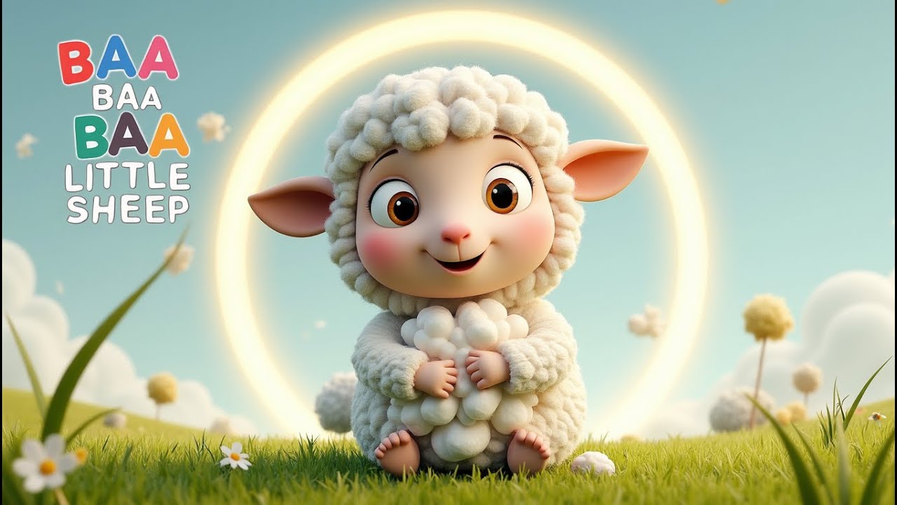Baa Baa Black Sheep | Soothing Toddler Music & Animation