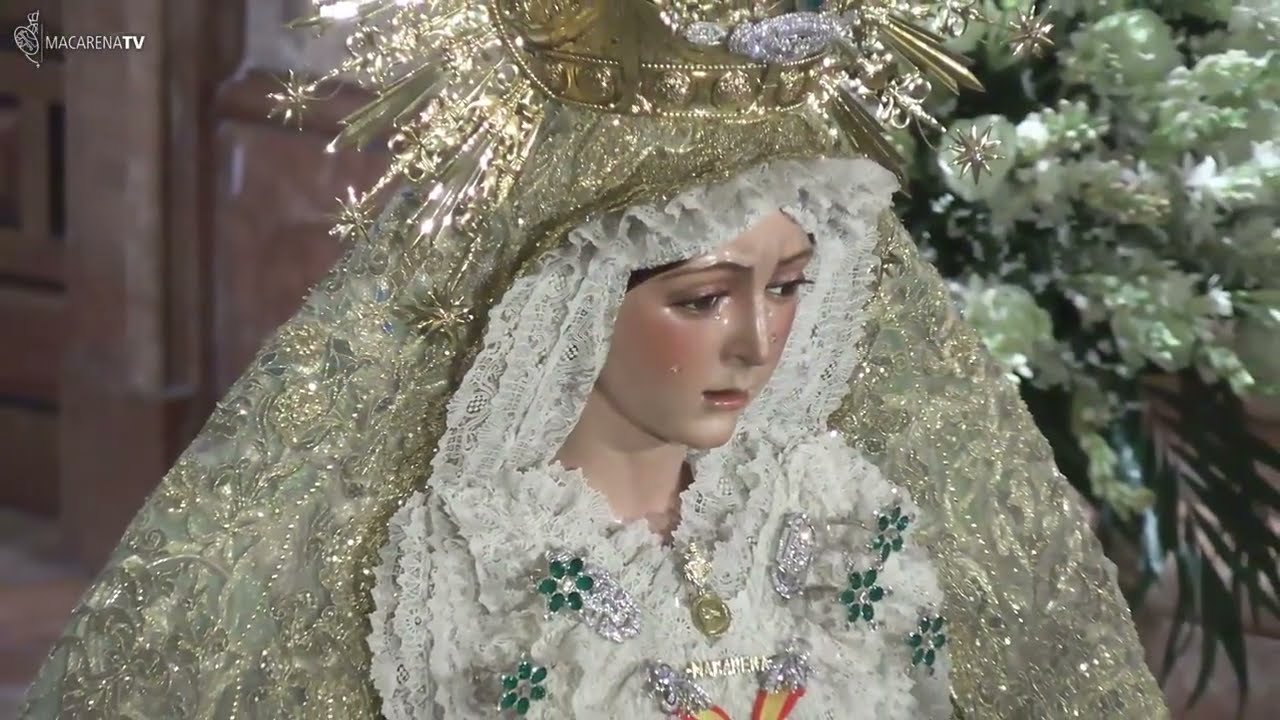 Apertura de la Basílica en la reposición al culto de la Virgen de la Esperanza - Hermandad Macarena