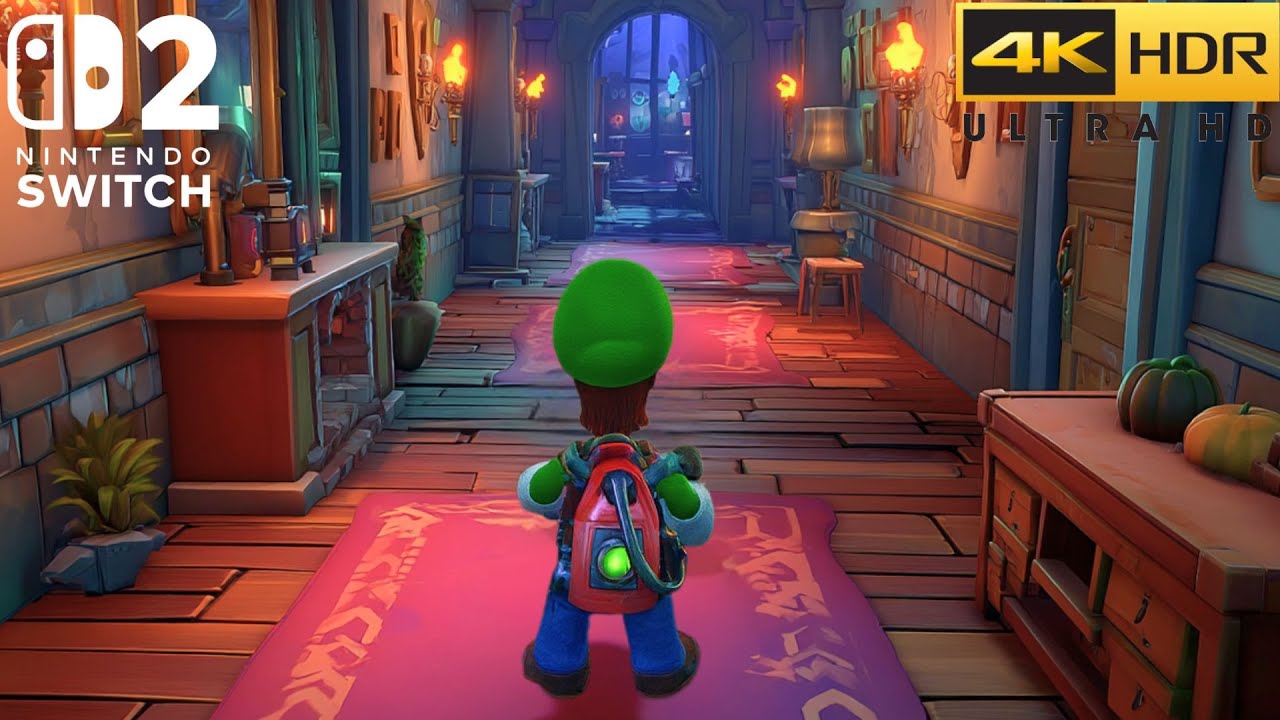 Luigi's Mansion 2 HD (Switch 2) 4K HDR Gameplay - (Full Game)