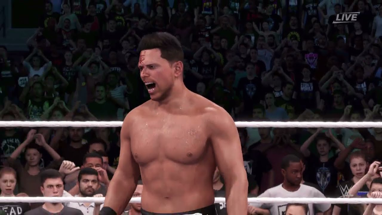 WWE 2K25 The Miz Vs Triple H WrestleMania Last Man Standing