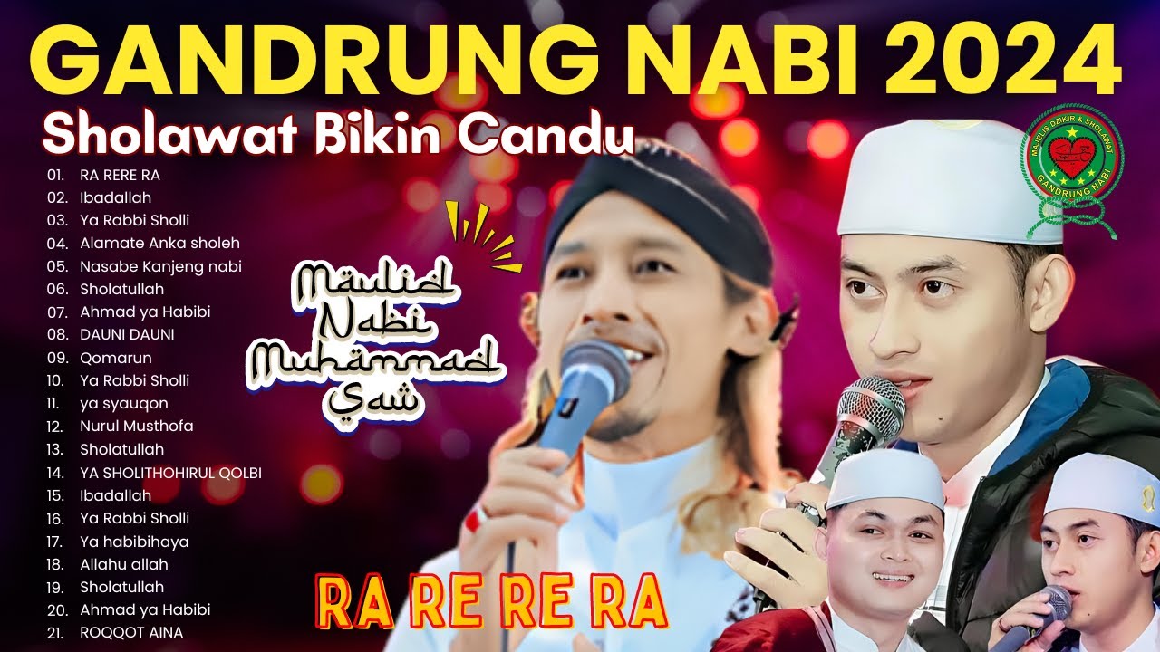 SHOLAWAT GANDRUNG NABI FULL ALBUM TERBARU 2024 || FULL ALBUM HADROH GANDRUNG NABI FAVORIT BASS GLERR