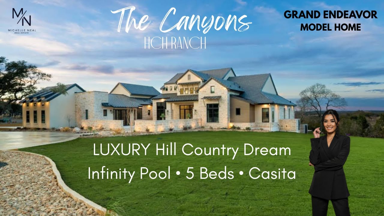 Tour a  Luxury Custom Home in Georgetown TX | Grand Endeavor Homes | Hill Country Views