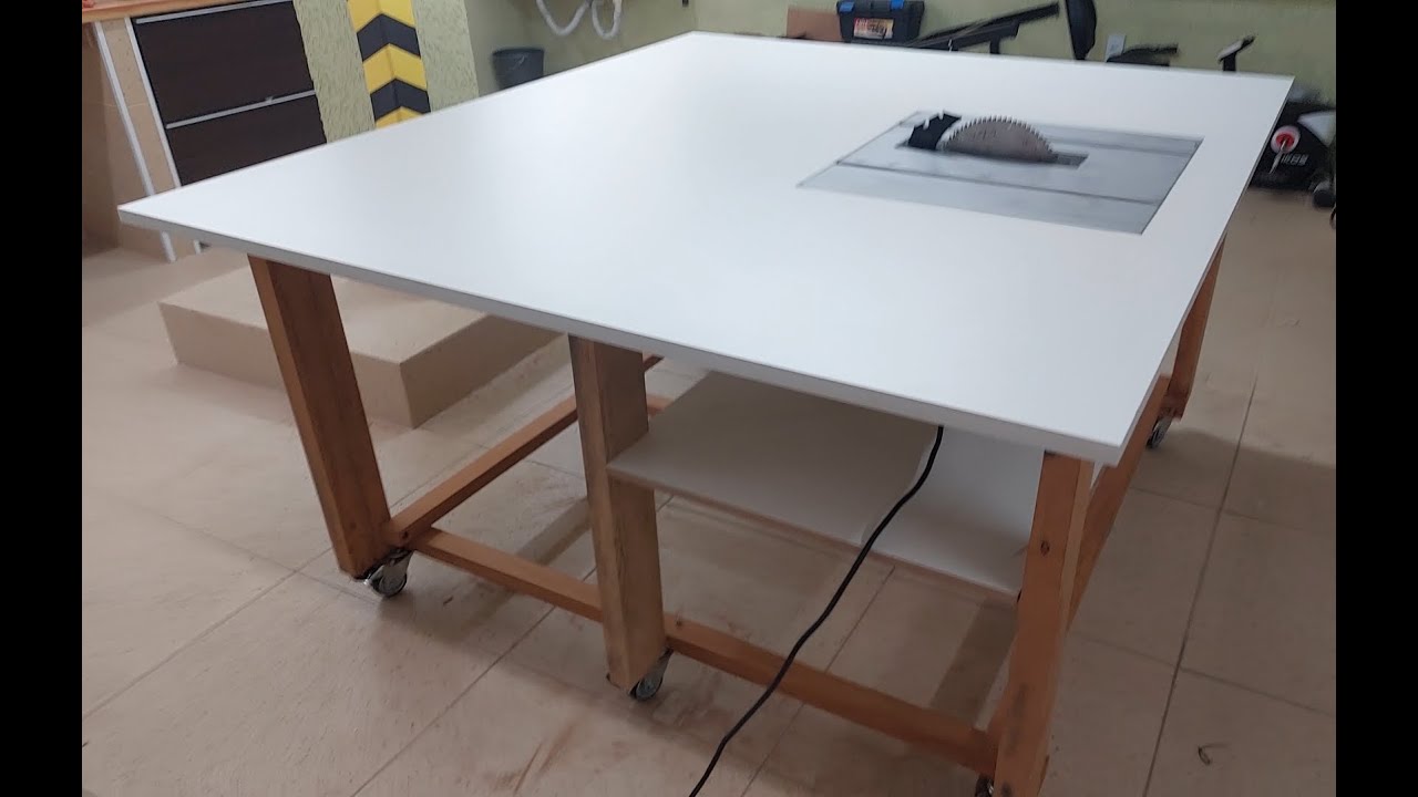 TABLE SAW AND ROUTER DESIGN - Projeto de Serra de Bancada e Tupia (Saw Bench Extension)