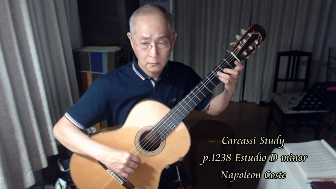 第139回　Carcassi study learning カルカッシ教本解説 D minor 練習曲　コスト　Carcassi study learning カルカッシ教本解説ｐ138
