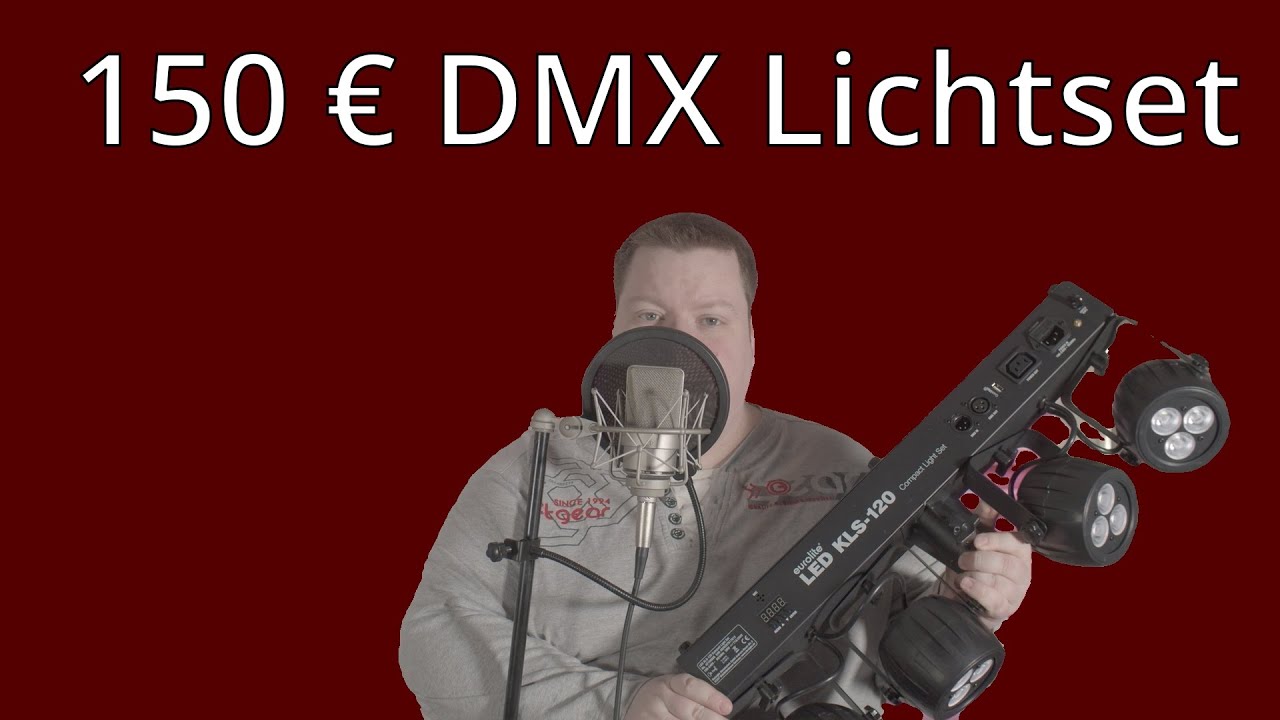 Das günstigste DMX Licht Set: Eurolite LED KLS-120 