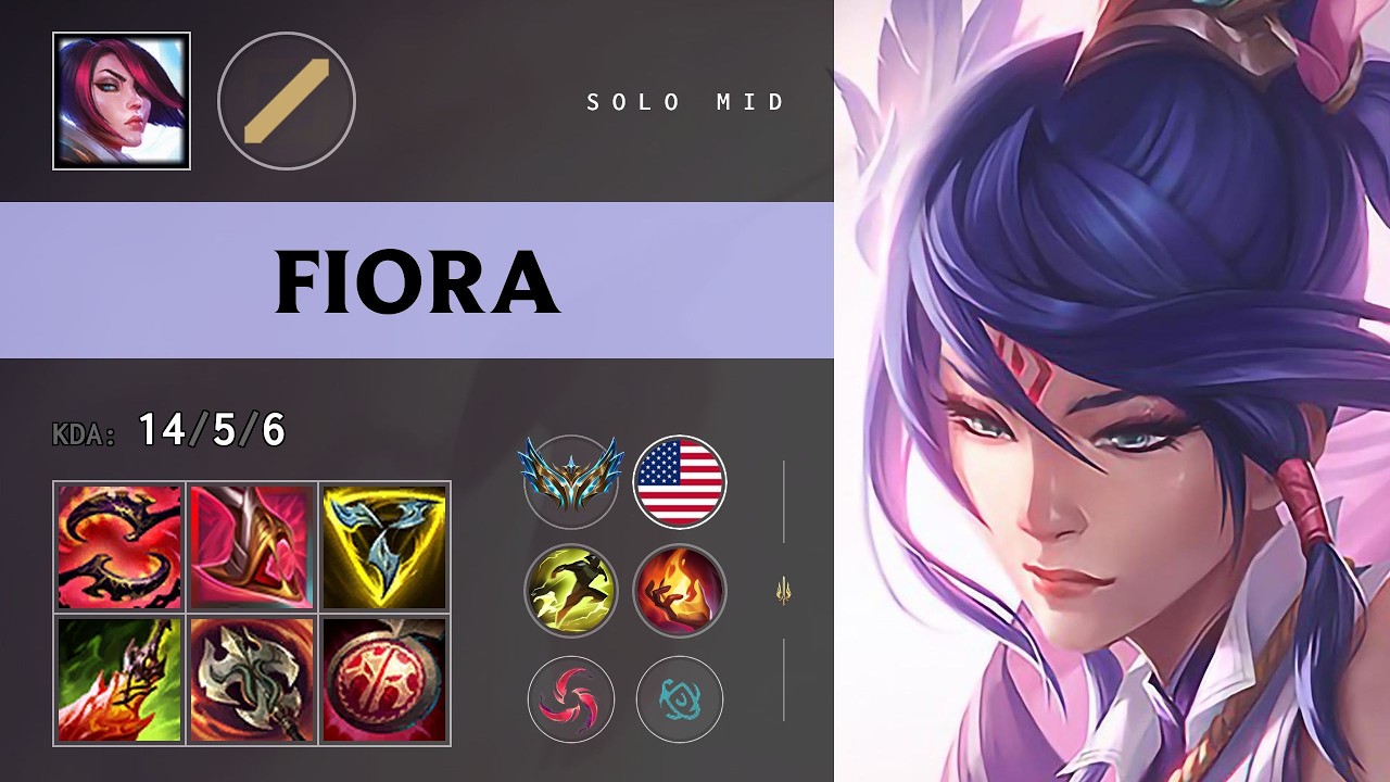 Fiora Mid vs Akshan - NA Challenger Patch 26.11