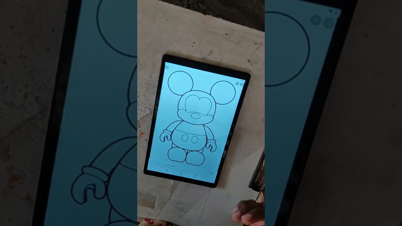 How to trace a template using mobile/ Template tracing ideas/ youtube shorts/ Aarthi vlogs