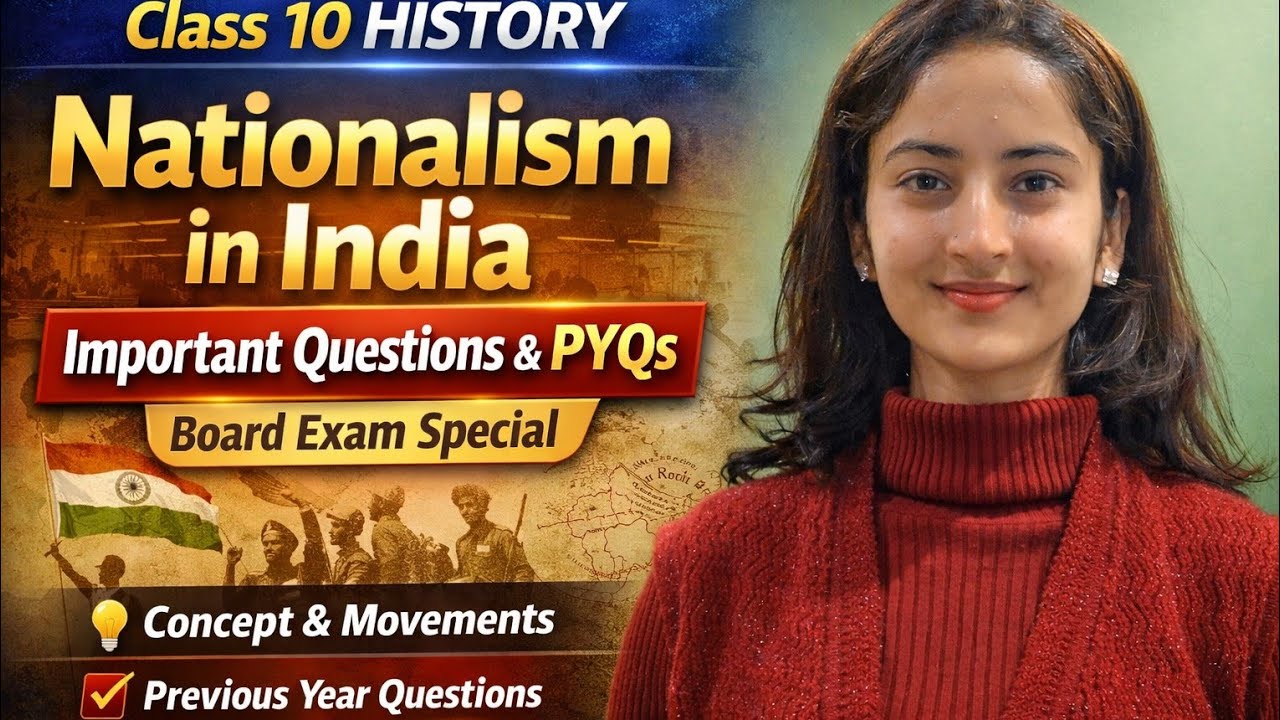 Nationalism in India Class 10 Important Questions  PYQ Explanation CBSE Board Exam History Chapter 2