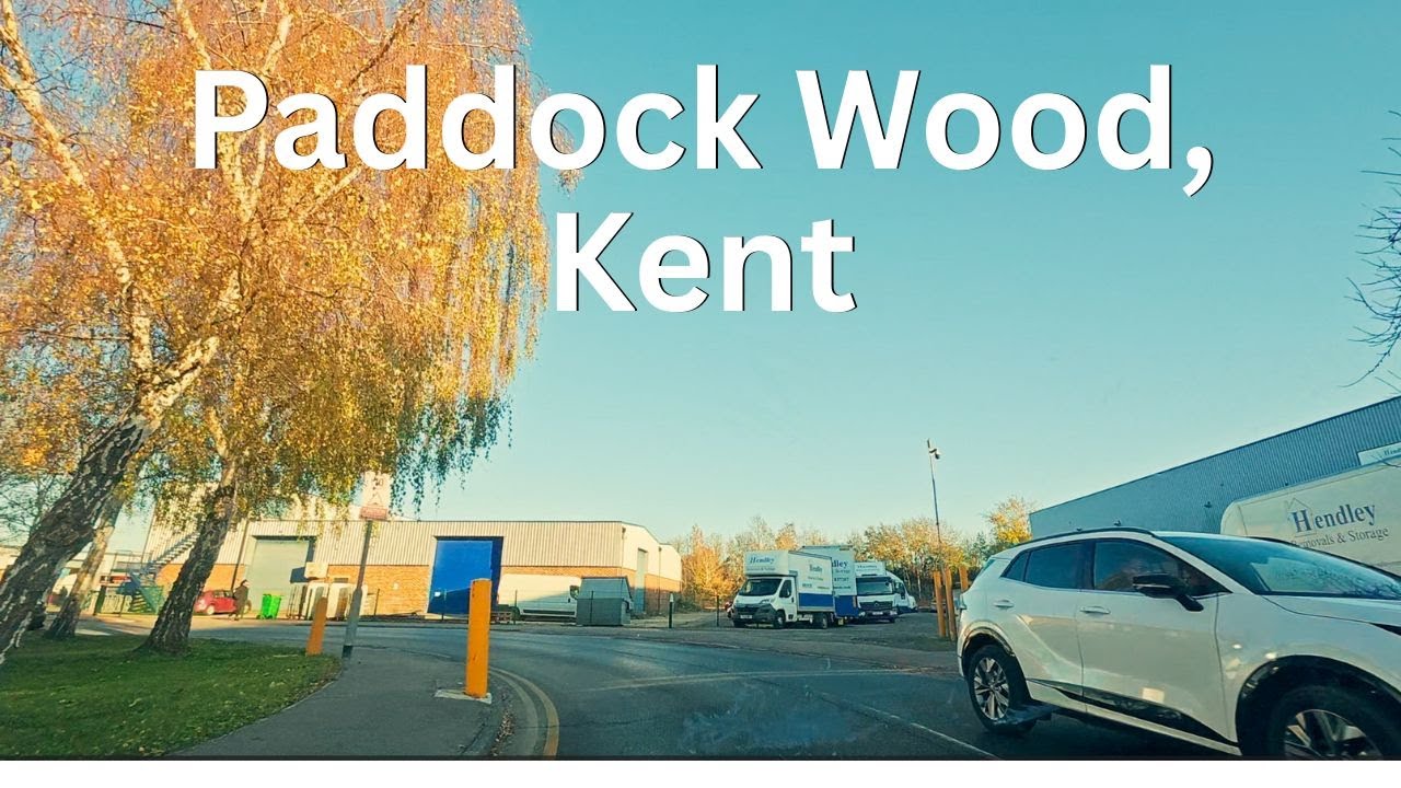 Drive Through Paddock Wood in Kent County (M11, M25)