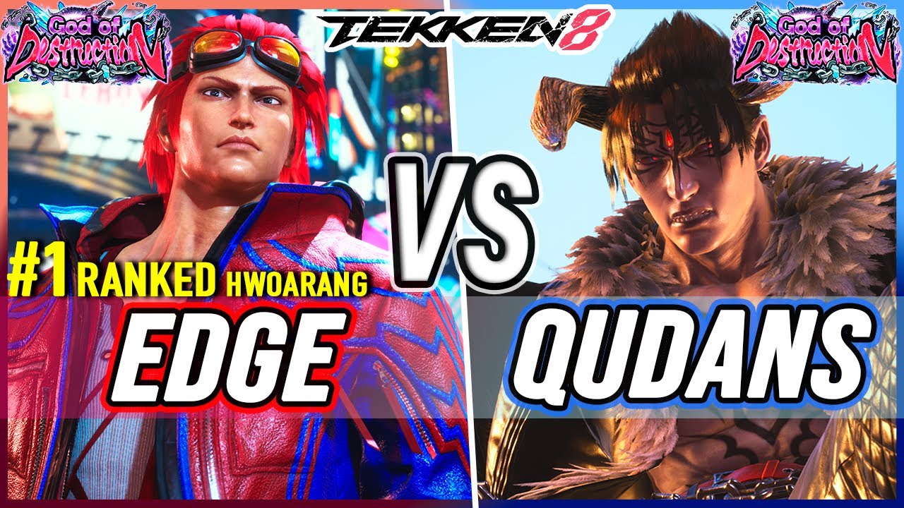 T8 🔥 EDGE (#1 Ranked Hwoarang) vs Qudans (Devil Jin) 🔥 Tekken 8 High Level Gameplay