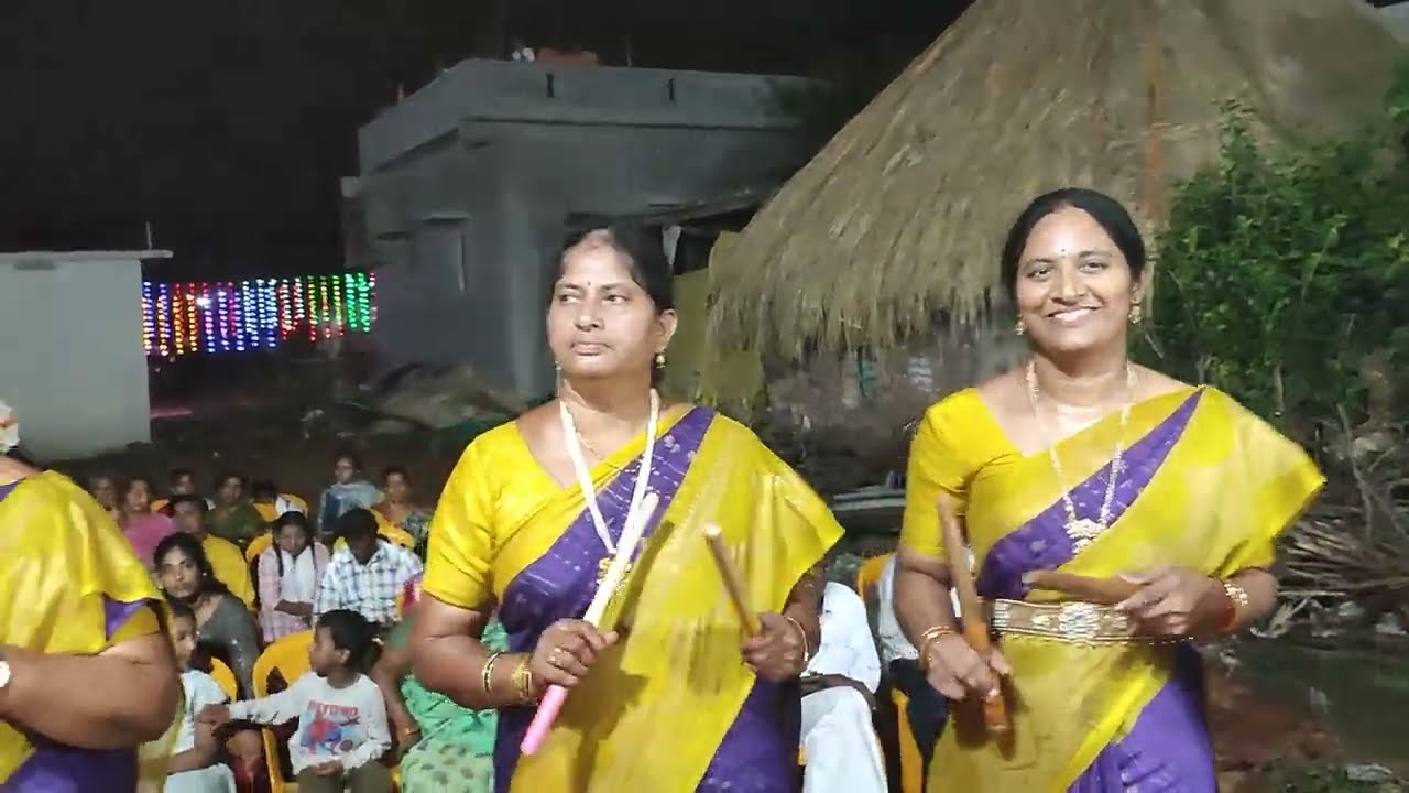 కేశవరపాడు# జెట్టి పద్మ చౌదరి కోలాటం#kesavarapadu#kolatam