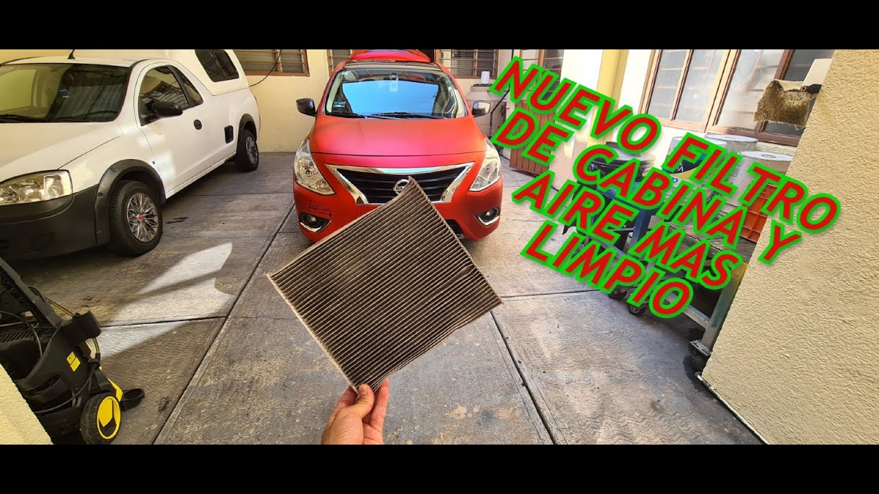 CAMBIO DE FILTRO DE CABINA NISSAN VERSA