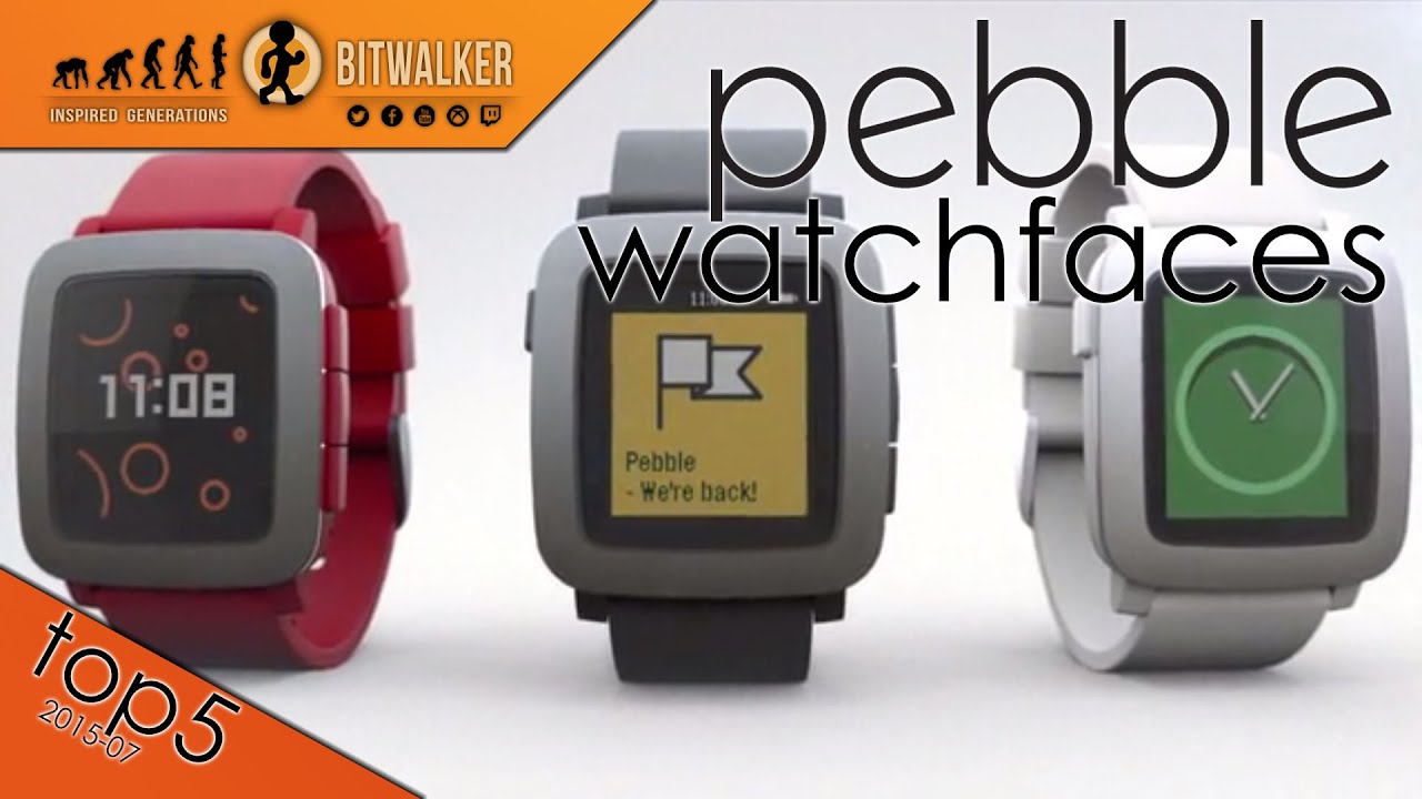 PEBBLE Time Watchfaces || Meine Top 5 Juli 2015