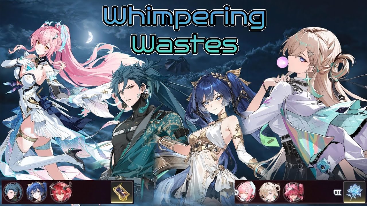 Whimpering Wastes reset 14 | Aemeath, Lynae, Lupa and Jiyan, Iuno, Ciccona| wuthering waves 