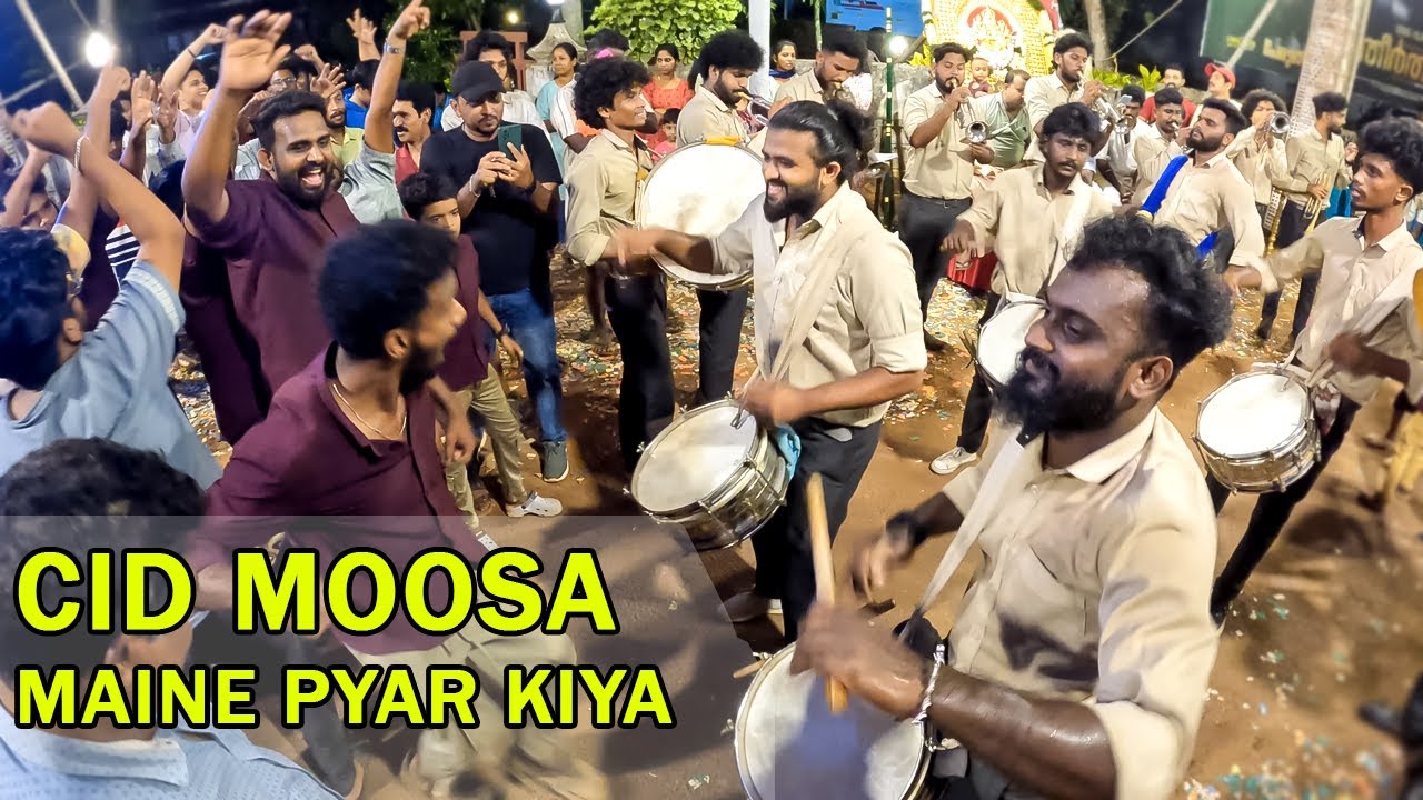 Maine Pyar Kiya | CID Moosa song Bandset | Dileep | Bhavana | Youngstars Bandset at Kottiyattmuck