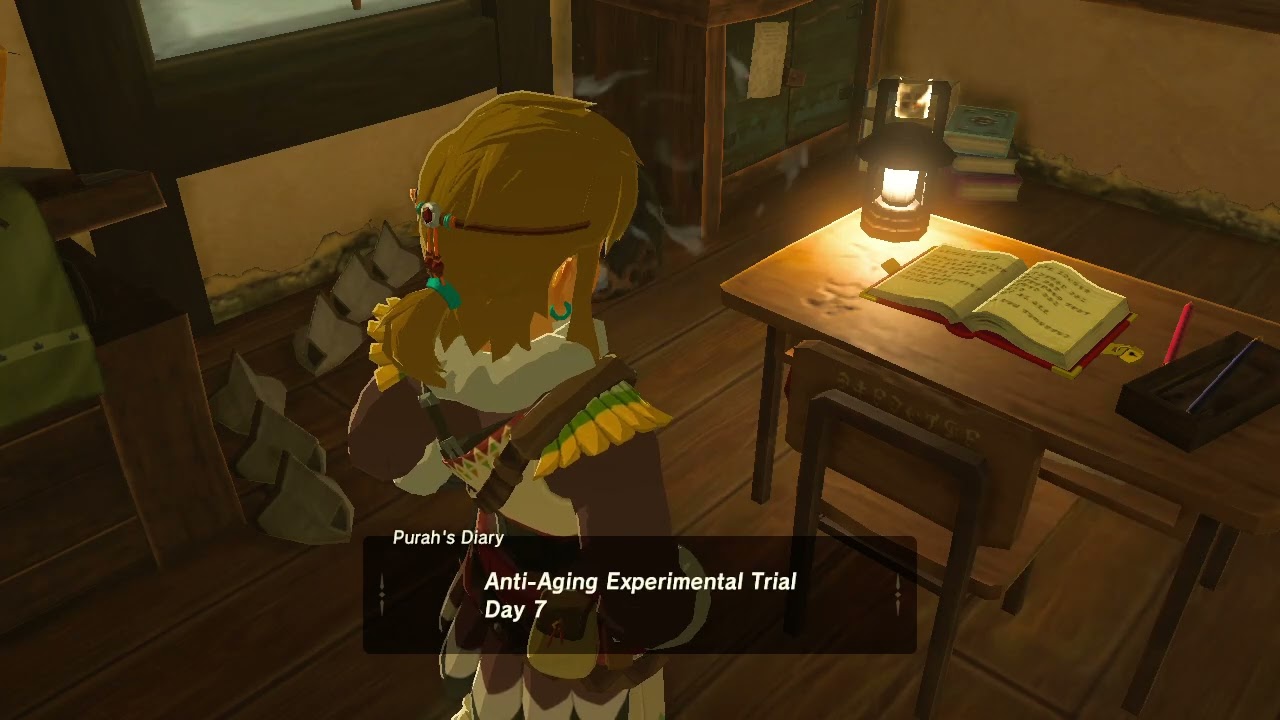 Zelda BOTW: Purah Journel log IV