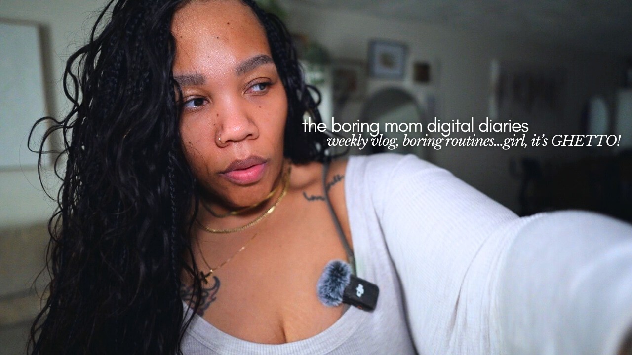 the boring mom diaries | weekly vlog, no-buy fail,  budgeting reset (it's super ghetto)