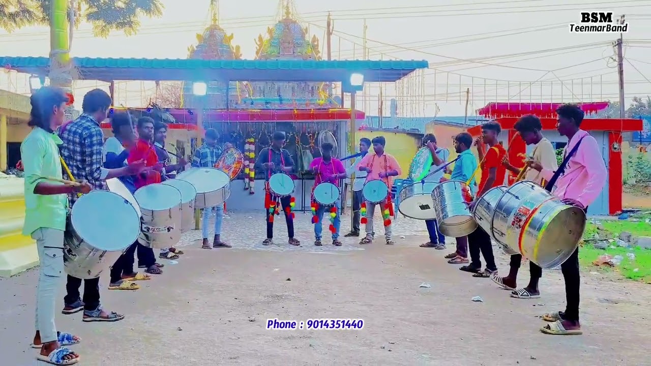 #BSMTeenmarBand|NelloreDrams#Ramapuram|TrendingBeets #BallaristyleBand #TeenmarMohanakrishna🥁💯🥁🙏🕺☠️