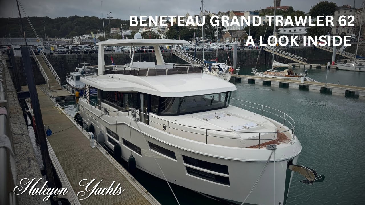 Beneteau Grand Trawler 62 - A Powerboat delivery from the Netherlands to Menorca. A Look inside!