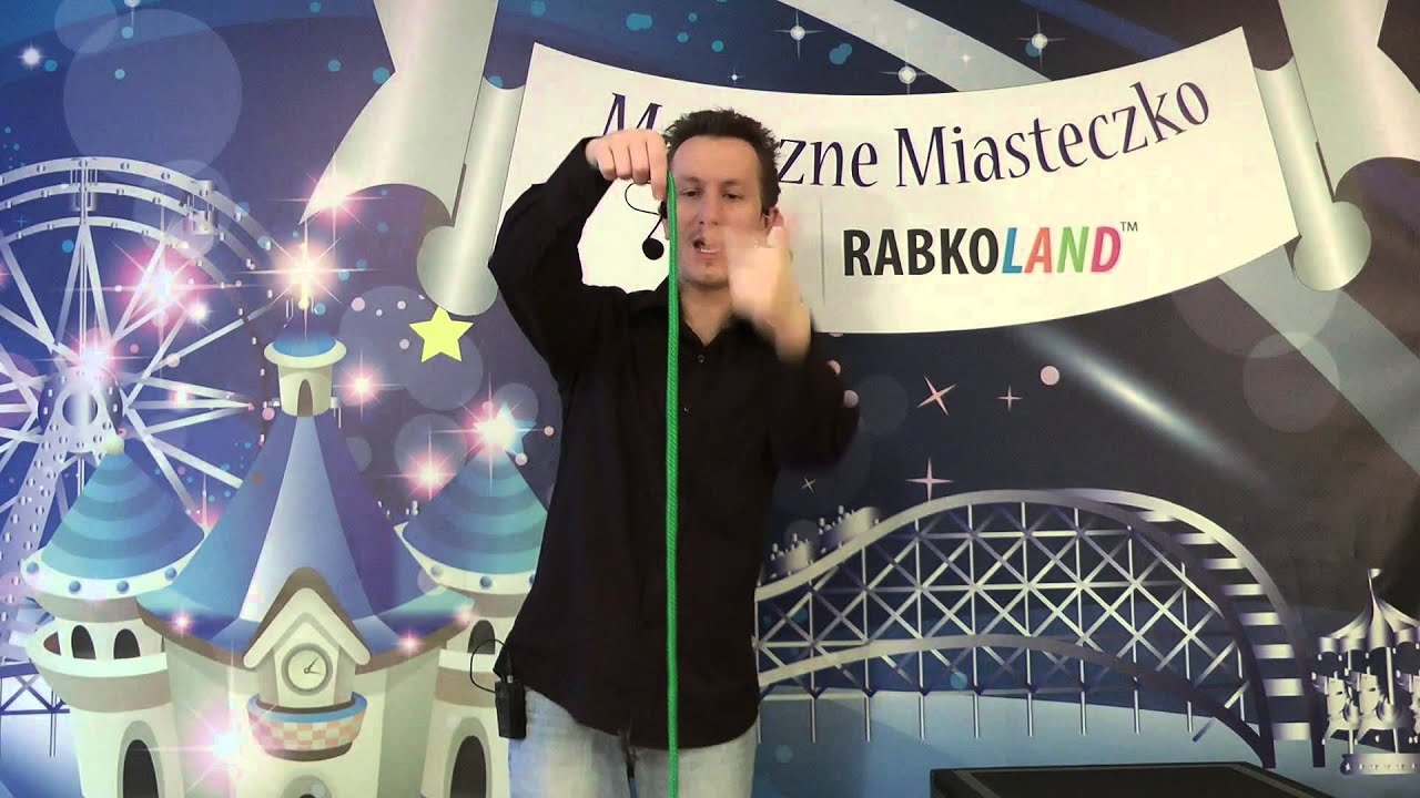 Akademia Magii - iluzjonista Rafał Mulka - magiczny węzeł - misja Rabkoland
