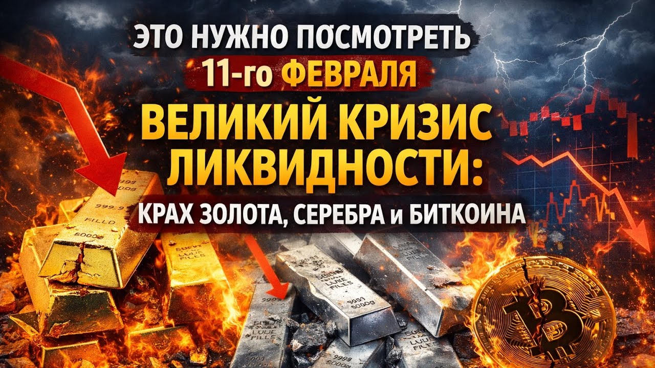 МИНУС 1.5 ТРИЛЛИОНА ЗА ДЕНЬ: Почему золото и Биткоин летят в бездну?
