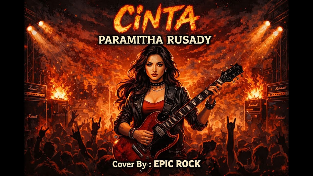 Cinta – Paramitha Rusady, Rock  Version cover AI by : Epic Rock