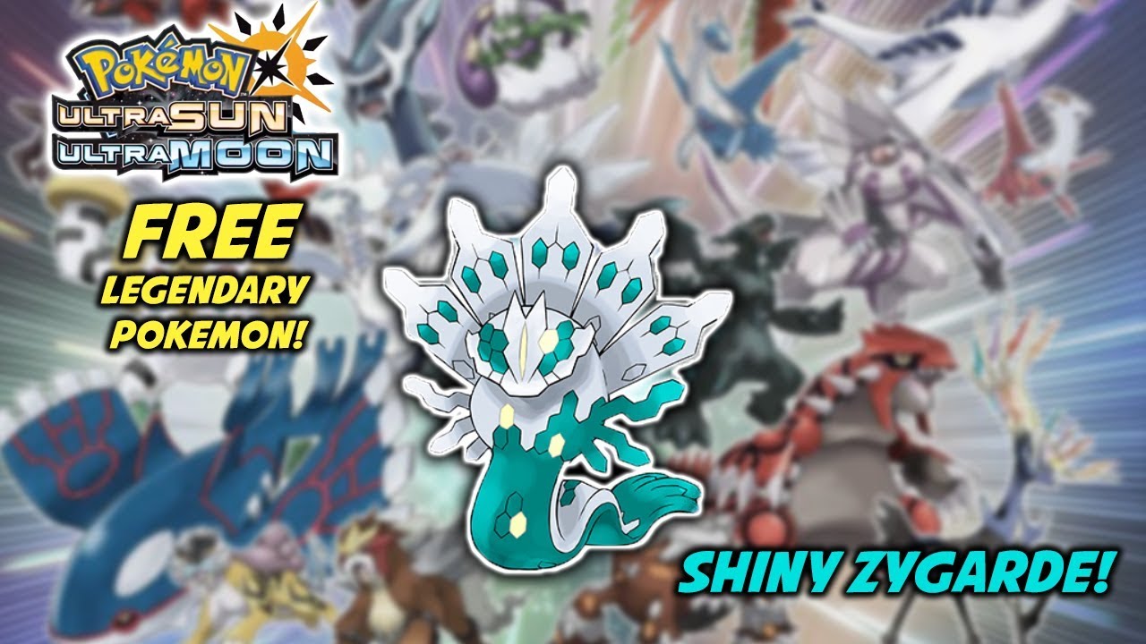Legendary Pokemon Distributions Coming Soon! Shiny Zygarde! Pokemon Ultra Sun and Ultra Moon