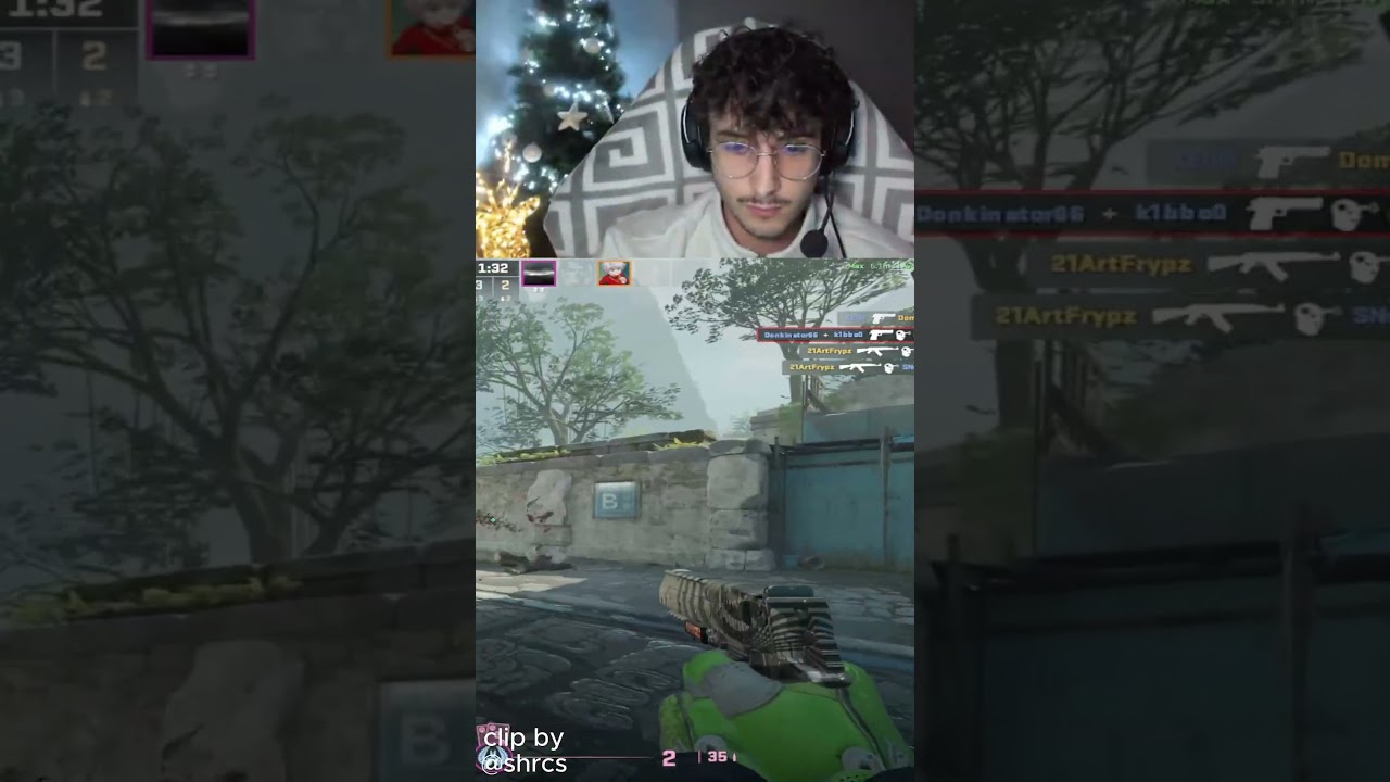 ONE BULLET. TWO HEADS. 😳 | DEAGLE 4K | CS2