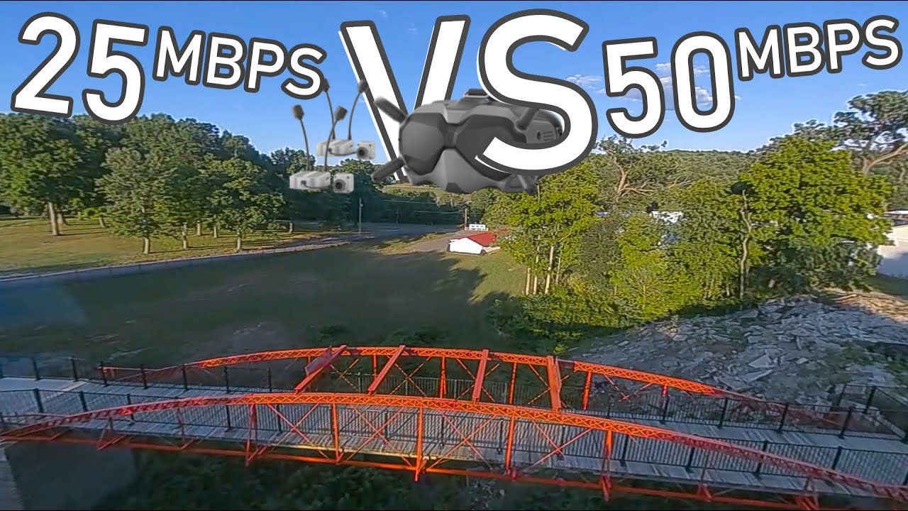 DJI FPV | 50mbps vs 25mbps