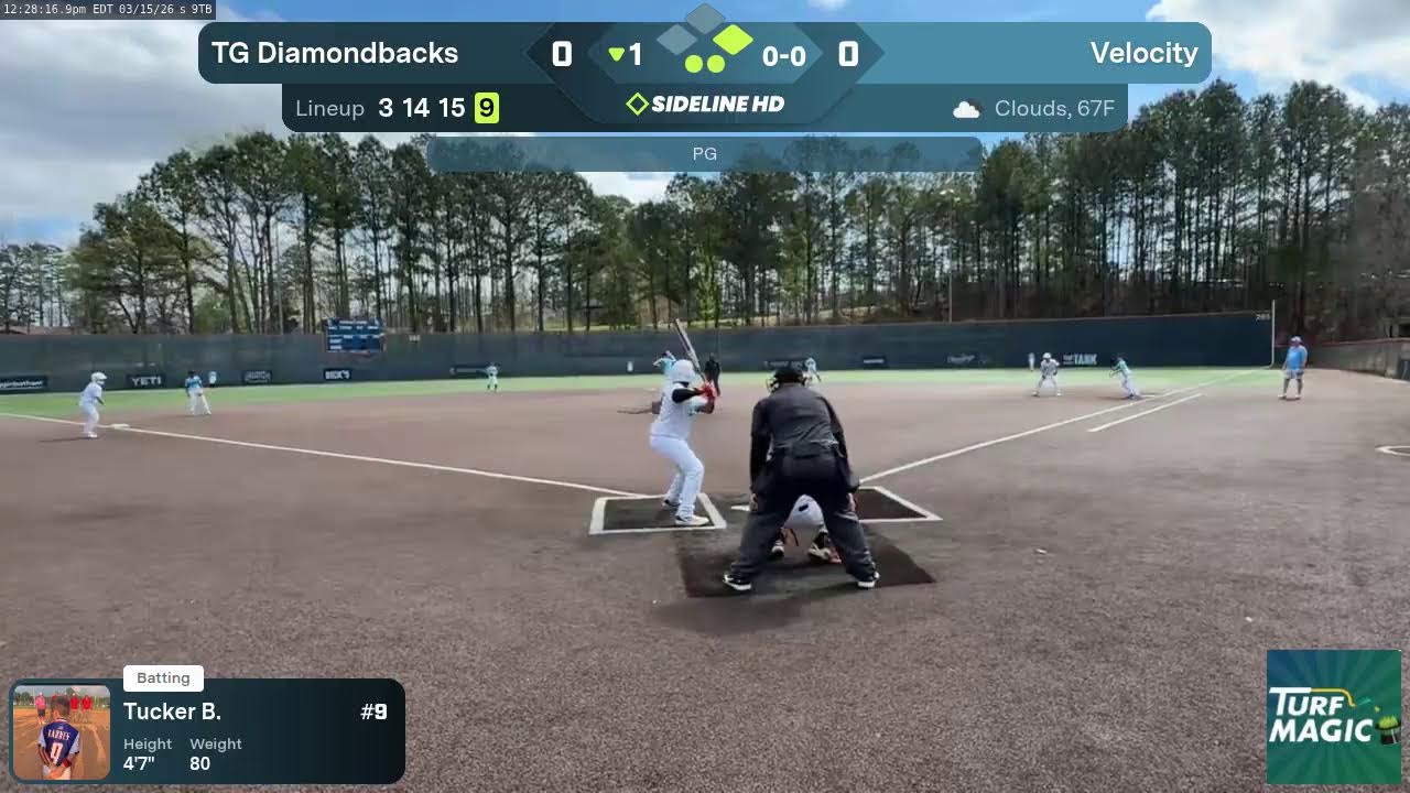 Velocity vs. TG Diamondbacks (2026.03.15)