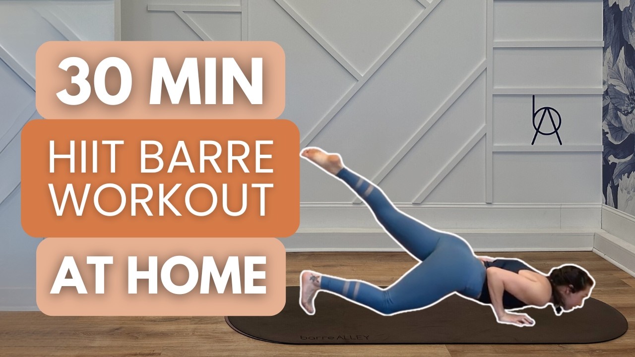 30 Minute At Home Barre | Full Body Burn & Toning Workout