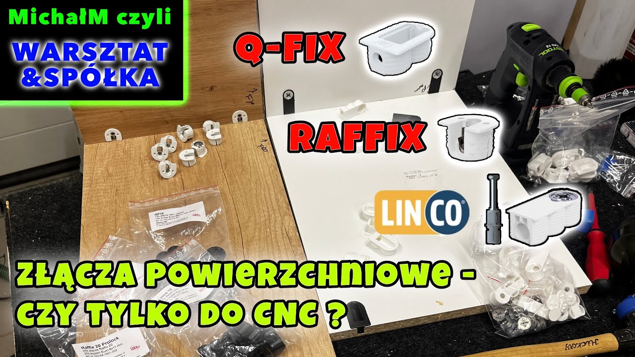 QFix | Raffix20 Prolock | LinCo | Mesan | Złącza montażu powierzchniowego czy tylko dla CNC?