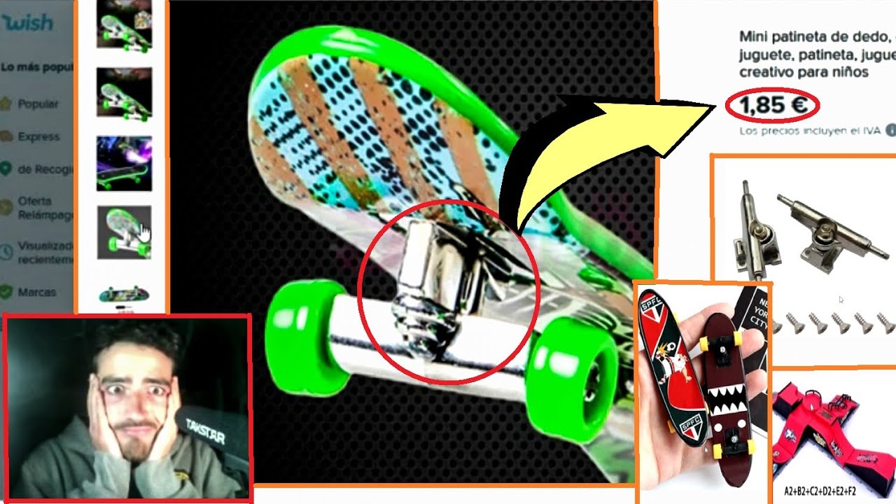 FINGERBOARD BARATOS en WISH.com? | Tech Deck Ramps