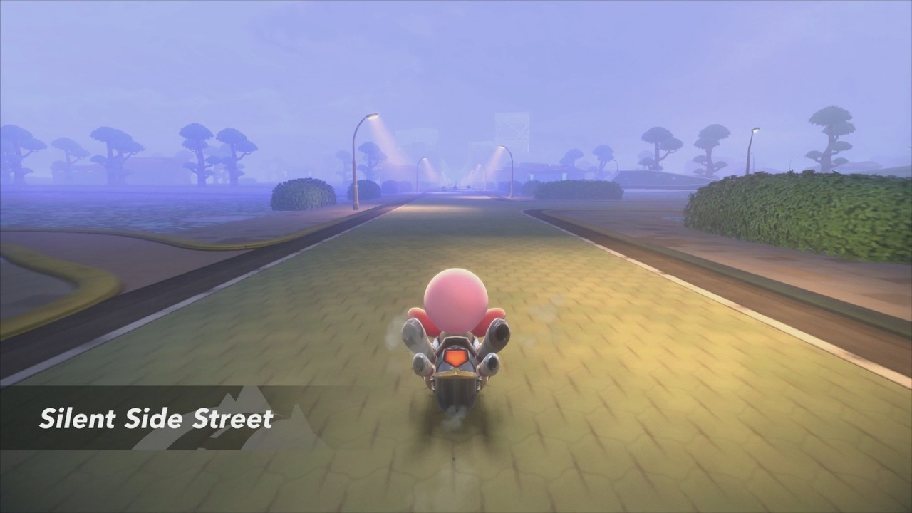 Kirby Air Riders - Road Trip - Stage 7B: Silent Side Street