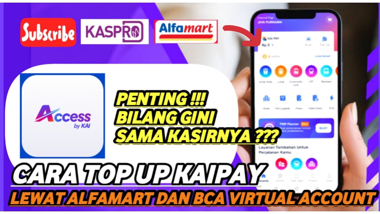CARA TOP UP KAIPAY DI ALFAMART DAN ATM BCA TERBARU 2024 || BEGINI JANGAN SAMPAI SALAH !!!