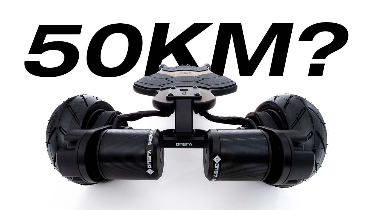 ONSRA BLACK Carve 3 - Electric Skateboard Range Test