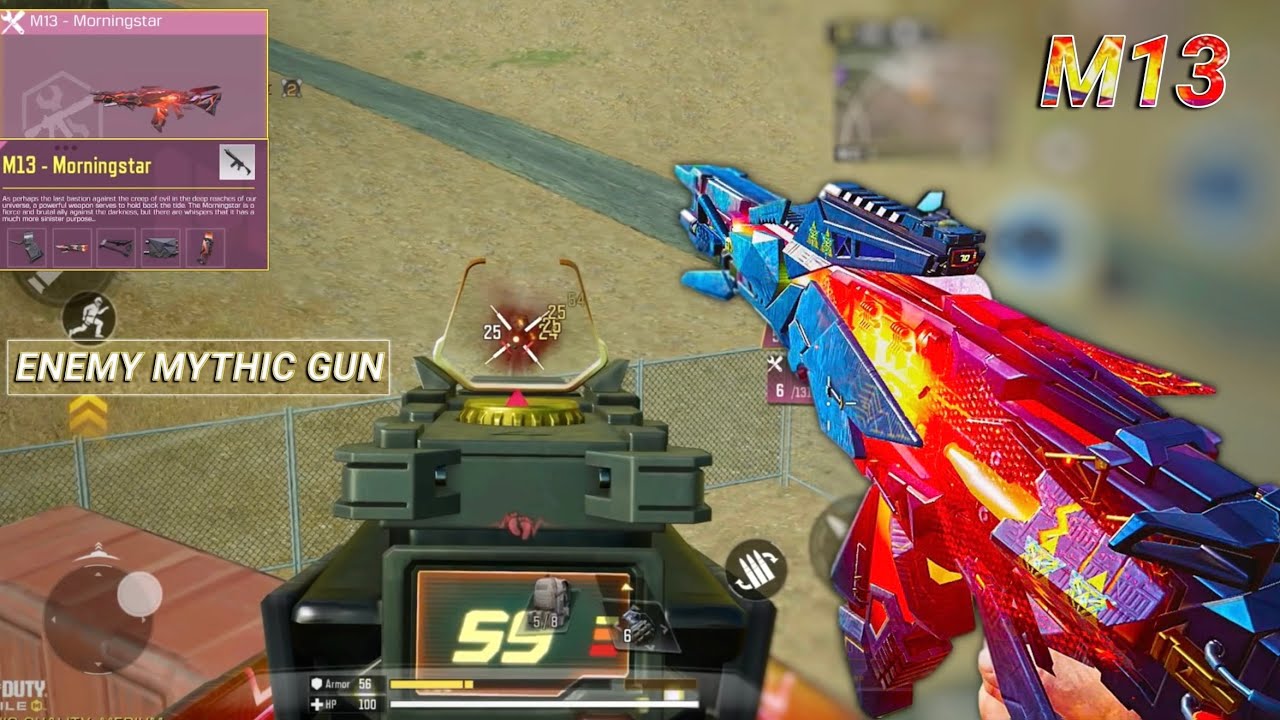 I Picked UP ENEMY MYTHIC M13 and it's OP | CODM BR GAMEPLAY